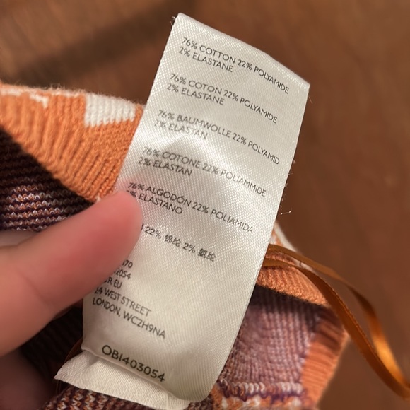 NWOT Free People Patterned Bra Top - Picture 6 of 9